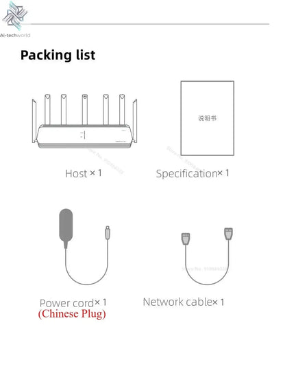 Xiaomi Mi Router BE7000 7000 Tri - Band WiFi Repeater VPN 1GB Mesh USB 3.0 IPTV 4 X 2.5G Ethernet Ports Modem Signal Amplifier - Ai - TechWorld