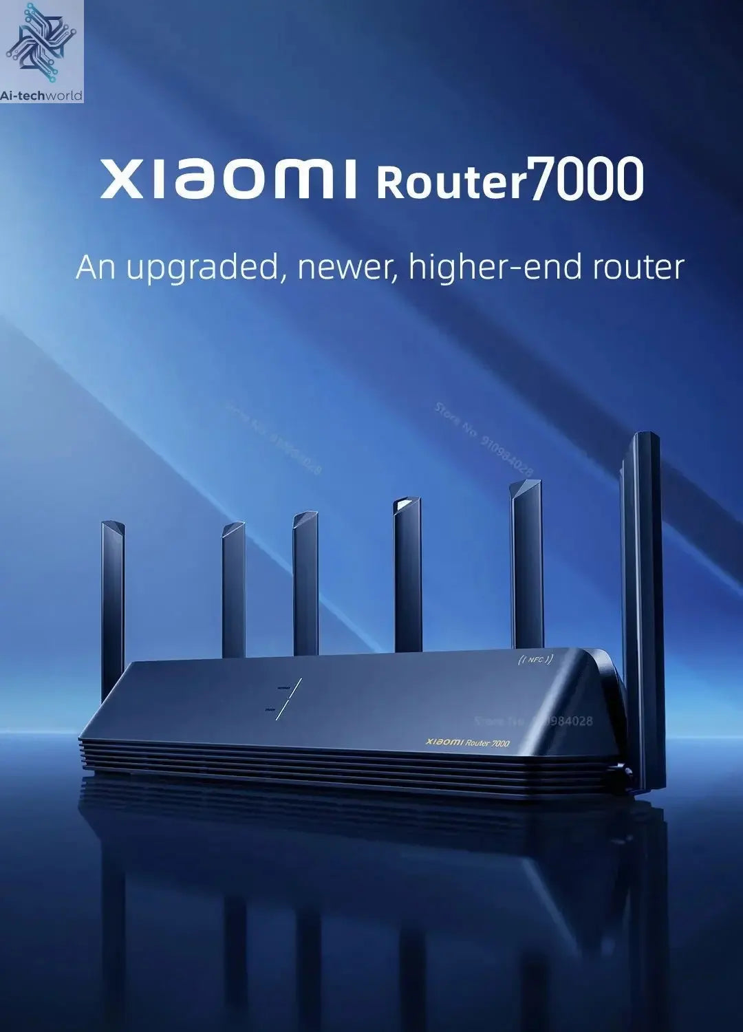 Xiaomi Mi Router BE7000 7000 Tri - Band WiFi Repeater VPN 1GB Mesh USB 3.0 IPTV 4 X 2.5G Ethernet Ports Modem Signal Amplifier - Ai - TechWorld