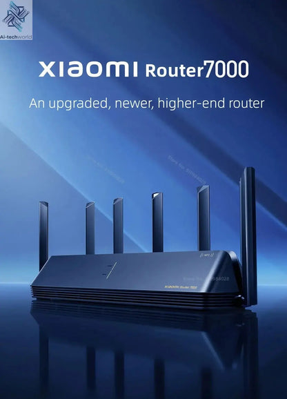 Xiaomi Mi Router BE7000 7000 Tri - Band WiFi Repeater VPN 1GB Mesh USB 3.0 IPTV 4 X 2.5G Ethernet Ports Modem Signal Amplifier - Ai - TechWorld