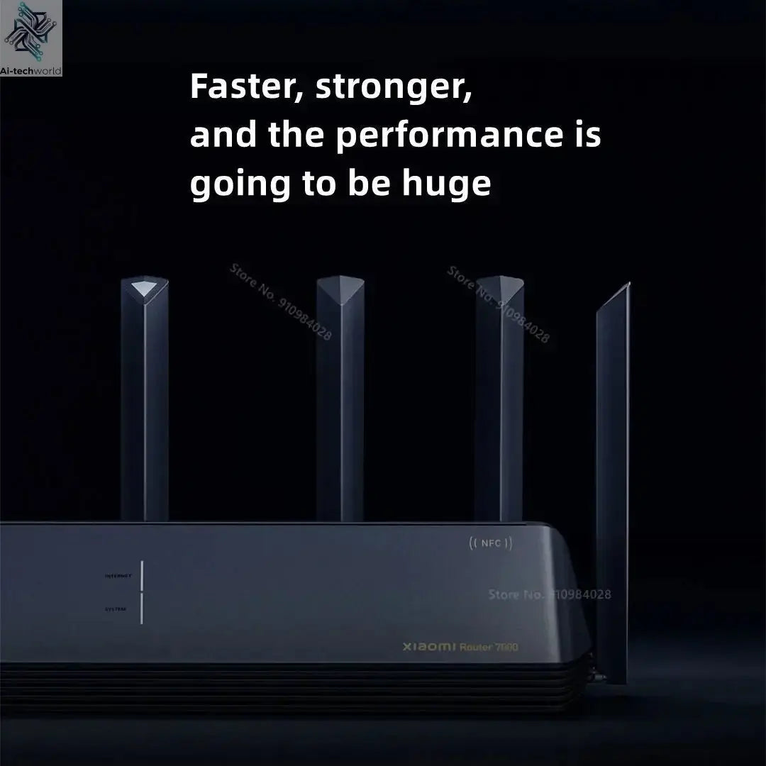 Xiaomi Mi Router BE7000 7000 Tri - Band WiFi Repeater VPN 1GB Mesh USB 3.0 IPTV 4 X 2.5G Ethernet Ports Modem Signal Amplifier - Ai - TechWorld