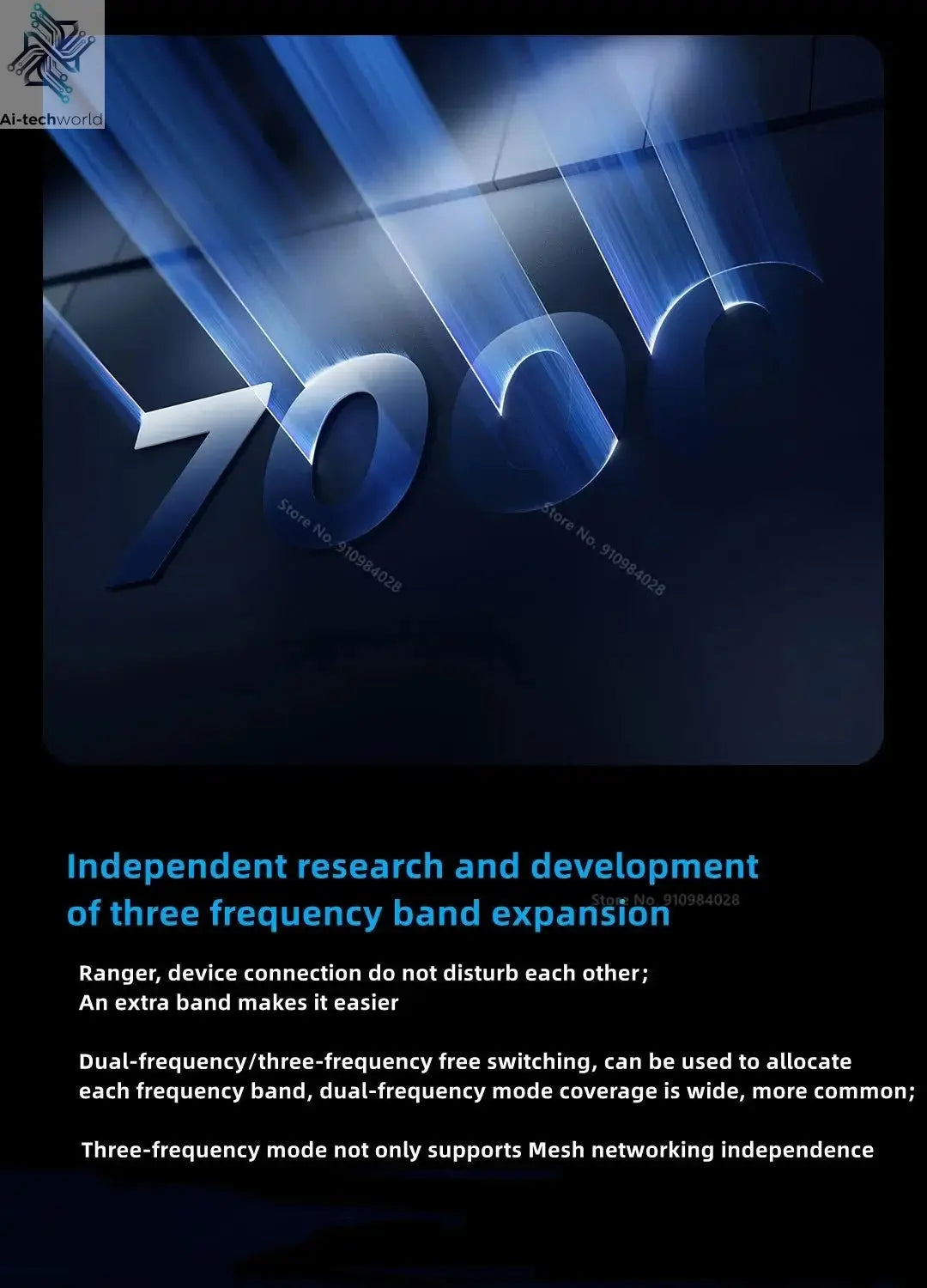 Xiaomi Mi Router BE7000 7000 Tri - Band WiFi Repeater VPN 1GB Mesh USB 3.0 IPTV 4 X 2.5G Ethernet Ports Modem Signal Amplifier - Ai - TechWorld