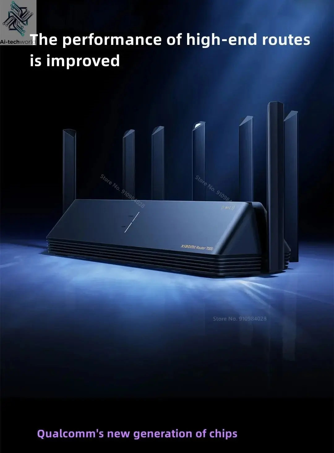 Xiaomi Mi Router BE7000 7000 Tri - Band WiFi Repeater VPN 1GB Mesh USB 3.0 IPTV 4 X 2.5G Ethernet Ports Modem Signal Amplifier - Ai - TechWorld