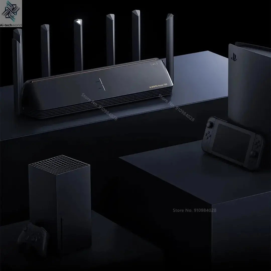 Xiaomi Mi Router BE7000 7000 Tri - Band WiFi Repeater VPN 1GB Mesh USB 3.0 IPTV 4 X 2.5G Ethernet Ports Modem Signal Amplifier - Ai - TechWorld