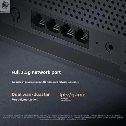 Xiaomi Mijia Router BE6500 WiFi 7 6500M Full 2.5G Network Port 4 - core Qualcomm Processor loT Smart Linkage Network Security Home - Ai - TechWorld