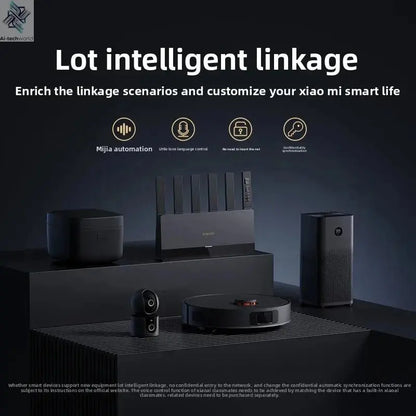 Xiaomi Mijia Router BE6500 WiFi 7 6500M Full 2.5G Network Port 4 - core Qualcomm Processor loT Smart Linkage Network Security Home - Ai - TechWorld