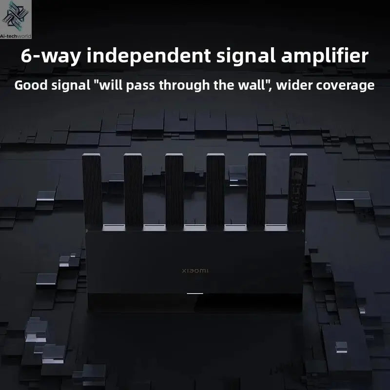 Xiaomi Mijia Router BE6500 WiFi 7 6500M Full 2.5G Network Port 4 - core Qualcomm Processor loT Smart Linkage Network Security Home - Ai - TechWorld