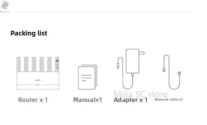 Xiaomi Mijia Router BE6500 WiFi 7 6500M Full 2.5G Network Port 4 - core Qualcomm Processor loT Smart Linkage Network Security Home - Ai - TechWorld