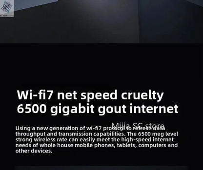 Xiaomi Mijia Router BE6500 WiFi 7 6500M Full 2.5G Network Port 4 - core Qualcomm Processor loT Smart Linkage Network Security Home - Ai - TechWorld