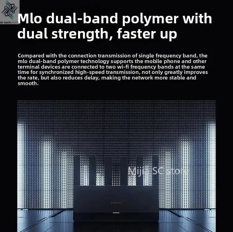 Xiaomi Mijia Router BE6500 WiFi 7 6500M Full 2.5G Network Port 4 - core Qualcomm Processor loT Smart Linkage Network Security Home - Ai - TechWorld