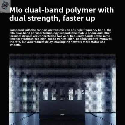 Xiaomi Mijia Router BE6500 WiFi 7 6500M Full 2.5G Network Port 4 - core Qualcomm Processor loT Smart Linkage Network Security Home - Ai - TechWorld