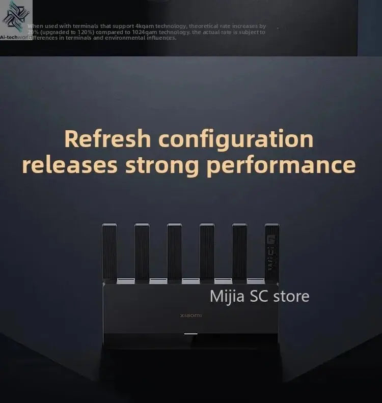 Xiaomi Mijia Router BE6500 WiFi 7 6500M Full 2.5G Network Port 4 - core Qualcomm Processor loT Smart Linkage Network Security Home - Ai - TechWorld