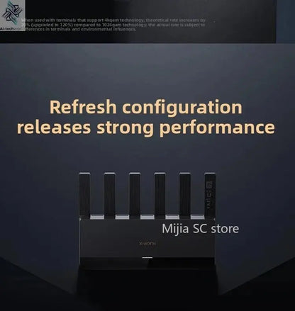 Xiaomi Mijia Router BE6500 WiFi 7 6500M Full 2.5G Network Port 4 - core Qualcomm Processor loT Smart Linkage Network Security Home - Ai - TechWorld