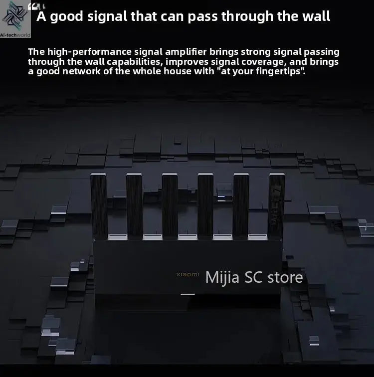 Xiaomi Mijia Router BE6500 WiFi 7 6500M Full 2.5G Network Port 4 - core Qualcomm Processor loT Smart Linkage Network Security Home - Ai - TechWorld