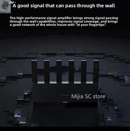 Xiaomi Mijia Router BE6500 WiFi 7 6500M Full 2.5G Network Port 4 - core Qualcomm Processor loT Smart Linkage Network Security Home - Ai - TechWorld