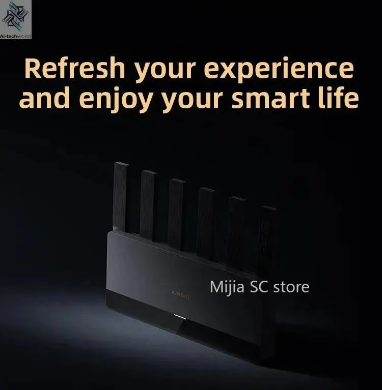 Xiaomi Mijia Router BE6500 WiFi 7 6500M Full 2.5G Network Port 4 - core Qualcomm Processor loT Smart Linkage Network Security Home - Ai - TechWorld