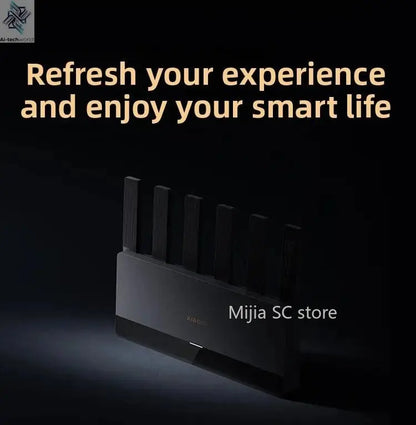 Xiaomi Mijia Router BE6500 WiFi 7 6500M Full 2.5G Network Port 4 - core Qualcomm Processor loT Smart Linkage Network Security Home - Ai - TechWorld
