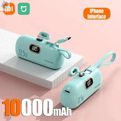 Xiaomi Mini Convenient Mobile Power Bank 30000mah Portable Fast Charging suitable for iPhone 16 15 14 Samsung External Battery - Ai - TechWorld