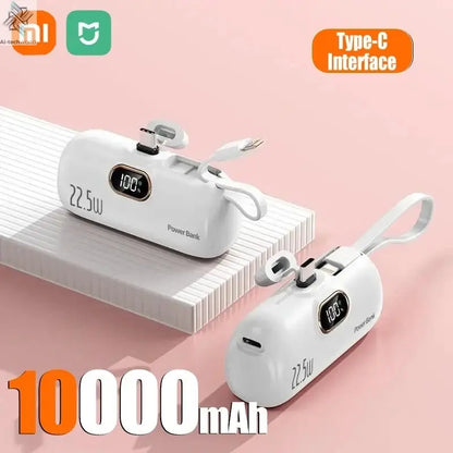 Xiaomi Mini Convenient Mobile Power Bank 30000mah Portable Fast Charging suitable for iPhone 16 15 14 Samsung External Battery - Ai - TechWorld