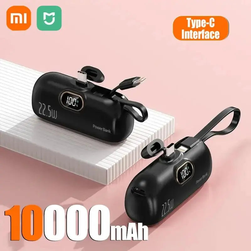 Xiaomi Mini Convenient Mobile Power Bank 30000mah Portable Fast Charging suitable for iPhone 16 15 14 Samsung External Battery - Ai - TechWorld