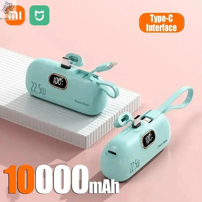 Xiaomi Mini Convenient Mobile Power Bank 30000mah Portable Fast Charging suitable for iPhone 16 15 14 Samsung External Battery - Ai - TechWorld