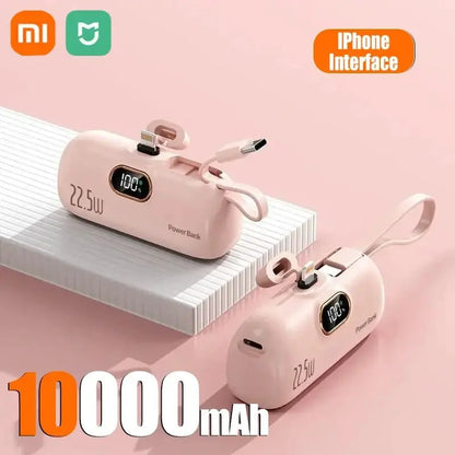 Xiaomi Mini Convenient Mobile Power Bank 30000mah Portable Fast Charging suitable for iPhone 16 15 14 Samsung External Battery - Ai - TechWorld