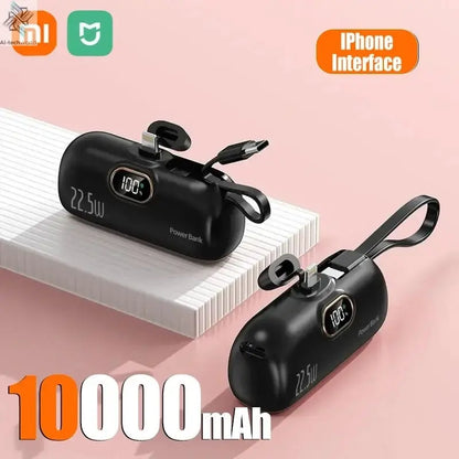 Xiaomi Mini Convenient Mobile Power Bank 30000mah Portable Fast Charging suitable for iPhone 16 15 14 Samsung External Battery - Ai - TechWorld