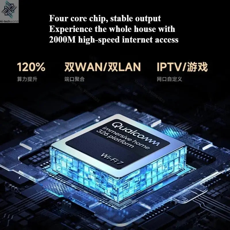 Xiaomi Router BE3600 Pro WiFi 7 Dual - Band Qualcomm quad - core Gaming Acceleration 3570Mbps Dual WAN LAN Mesh Network Repeater - Ai - TechWorld