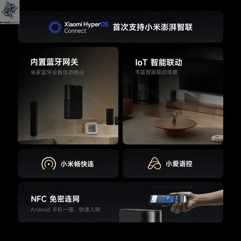 Xiaomi Router BE3600 Pro WiFi 7 Dual - Band Qualcomm quad - core Gaming Acceleration 3570Mbps Dual WAN LAN Mesh Network Repeater - Ai - TechWorld
