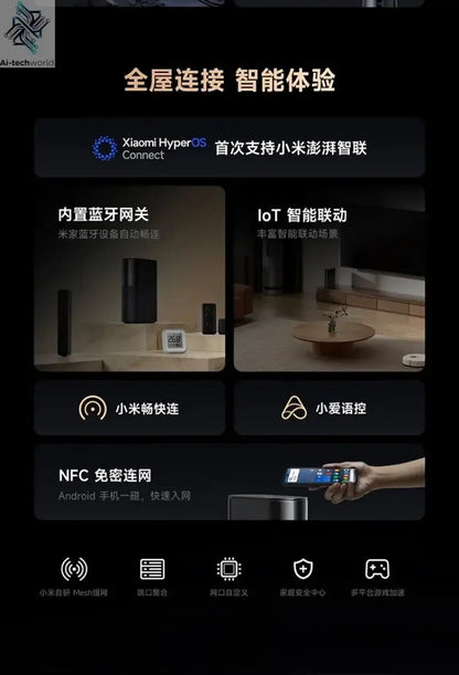 Xiaomi Router BE3600 Pro WiFi 7 Dual - Band Qualcomm quad - core Gaming Acceleration 3570Mbps Dual WAN LAN Mesh Network Repeater - Ai - TechWorld