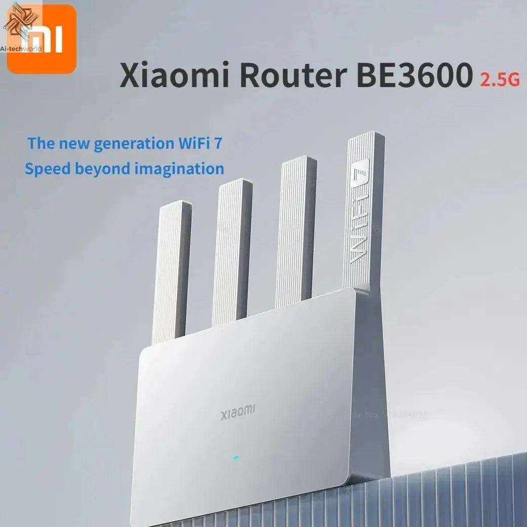 Xiaomi Router BE3600 WiFi 7 Dual - Band Qualcomm quad - core Gaming Acceleration 3570Mbps Dual WAN LAN Mesh Network Repeater VPN - Ai - TechWorld