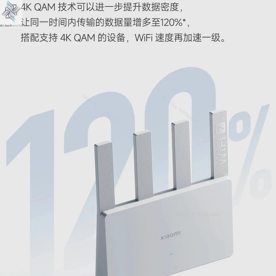 Xiaomi Router BE3600 WiFi 7 Dual - Band Qualcomm quad - core Gaming Acceleration 3570Mbps Dual WAN LAN Mesh Network Repeater VPN - Ai - TechWorld