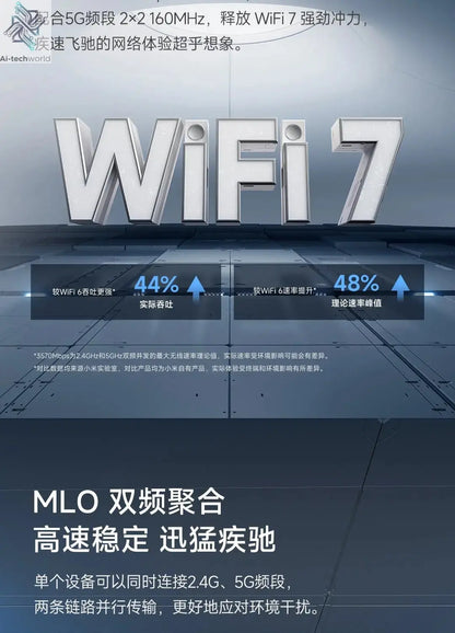 Xiaomi Router BE3600 WiFi 7 Dual - Band Qualcomm quad - core Gaming Acceleration 3570Mbps Dual WAN LAN Mesh Network Repeater VPN - Ai - TechWorld