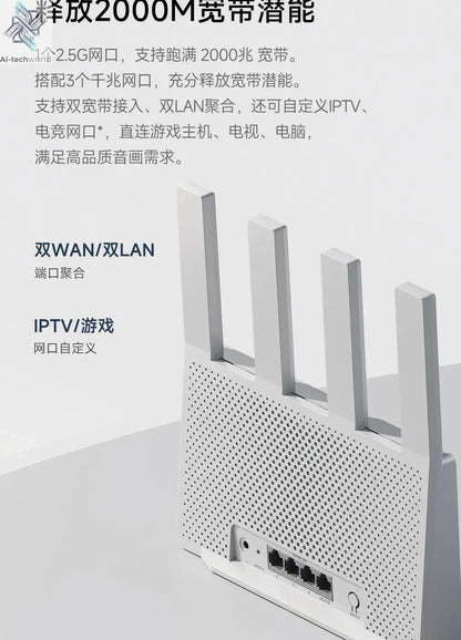Xiaomi Router BE3600 WiFi 7 Dual - Band Qualcomm quad - core Gaming Acceleration 3570Mbps Dual WAN LAN Mesh Network Repeater VPN - Ai - TechWorld