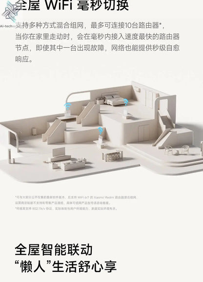 Xiaomi Router BE3600 WiFi 7 Dual - Band Qualcomm quad - core Gaming Acceleration 3570Mbps Dual WAN LAN Mesh Network Repeater VPN - Ai - TechWorld