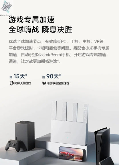 Xiaomi Router BE3600 WiFi 7 Dual - Band Qualcomm quad - core Gaming Acceleration 3570Mbps Dual WAN LAN Mesh Network Repeater VPN - Ai - TechWorld
