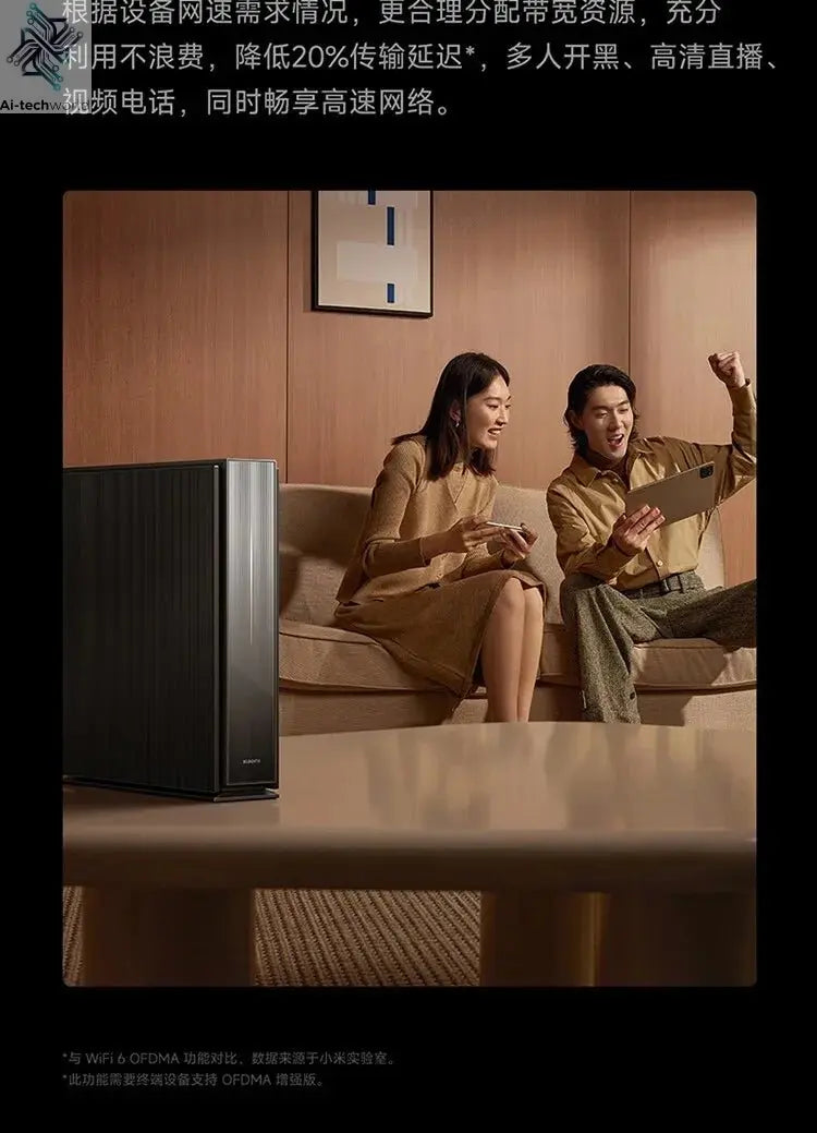 Xiaomi Router BE6500 Pro Wifi 7 Hub Gateway IPTV 2.5G Ethernet Port 1GB Large Memory OFDMA IPV6 WPA3 Repeater Signal Amplifier - Ai - TechWorld