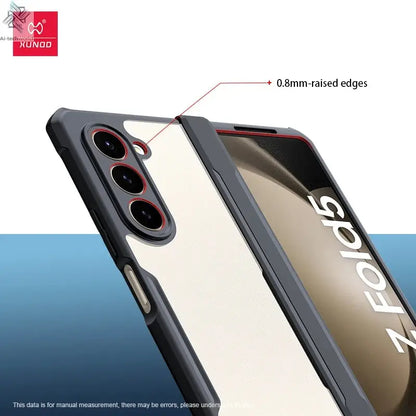 Xundd For Samsung Galaxy Z Fold 3 4 5 6 Fold 7 Foldable Case Airbag Anti-drop Camera Protect Acrylic&TPU Cover For 폴드5 케이스 Ai-TechWorld 