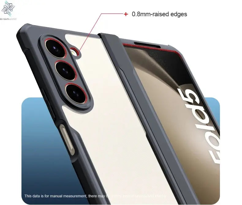 Xundd For Samsung Galaxy Z Fold 3 4 5 6 Fold 7 Foldable Case Airbag Anti-drop Camera Protect Acrylic&TPU Cover For 폴드5 케이스 Ai-TechWorld 
