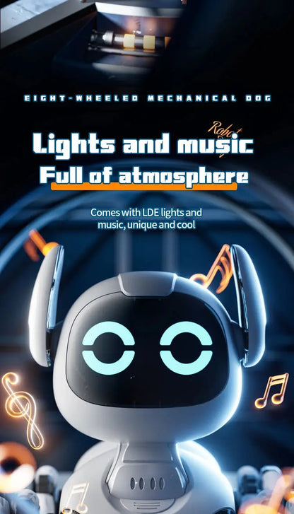 Y9 RC Robot Dog Toy 2.4G Radio Remote Control 8WD Mechanical Pet Dog Touch-sense Music Stunt Electric Toy for Girl Boy Kids Gift Ai-TechWorld 