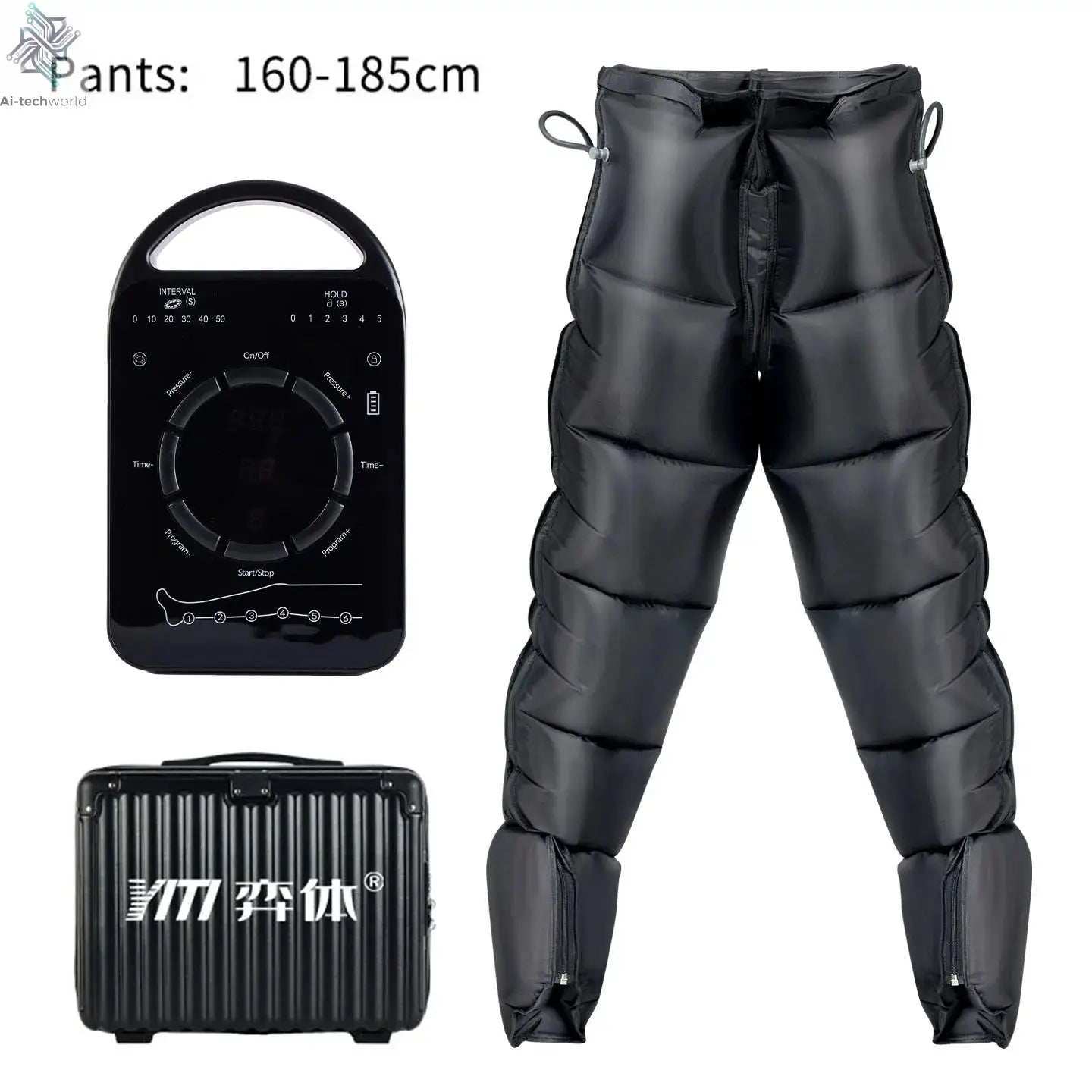 YITI Legs Pressotherapy for Lymphatic Drainage and Sports Recovery Full Leg Massager to Relieve Pain Relax Muscles with 6 Cavity Ai-TechWorld 