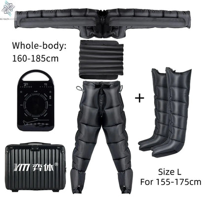 YITI Legs Pressotherapy for Lymphatic Drainage and Sports Recovery Full Leg Massager to Relieve Pain Relax Muscles with 6 Cavity Ai-TechWorld 