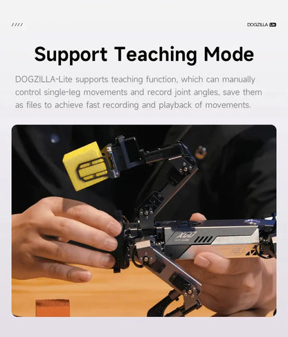 Yahboom DOGZILLA-Lite Quadruped Bionic Robot Dog AI Vision Large Model Intelligent Programming Electronic Kit for Raspberry Pi Ai-TechWorld 