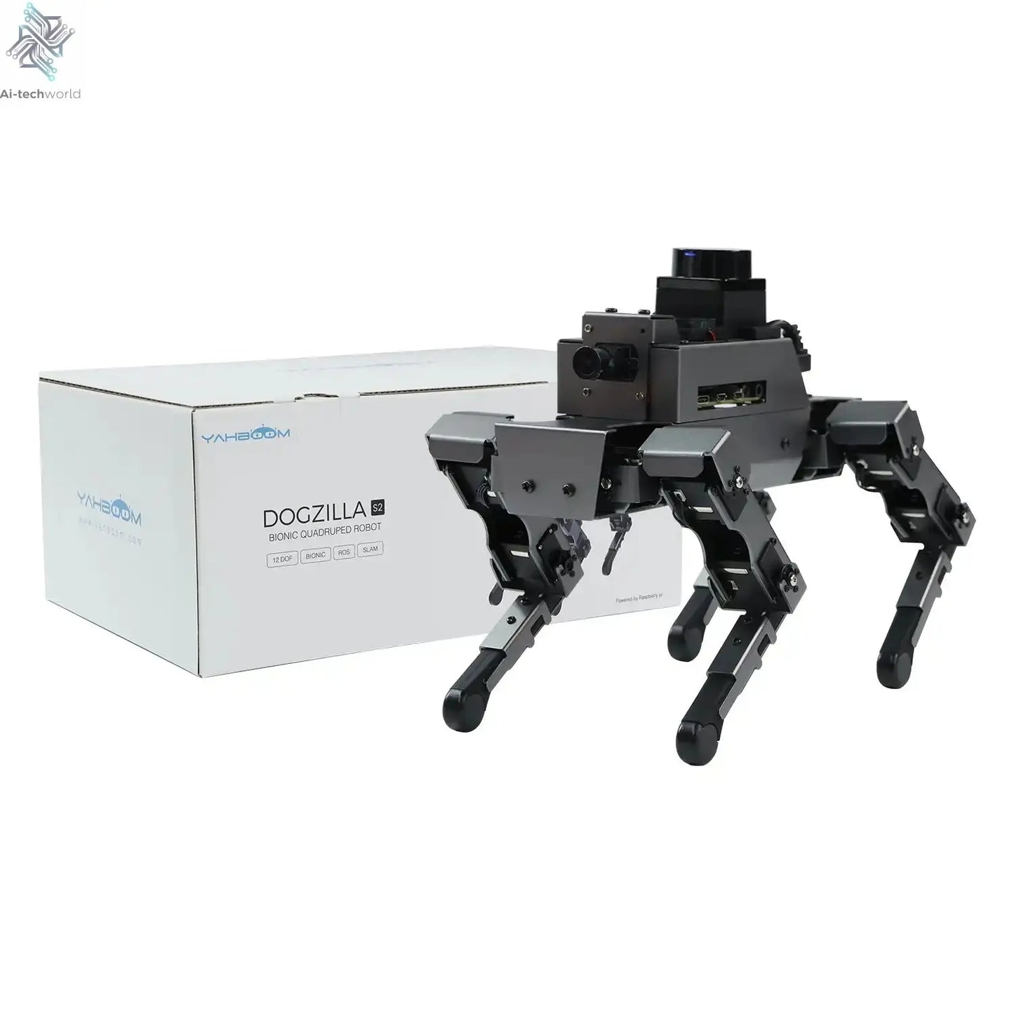 Yahboom DOGZILLA S1 S2 12DOF Robot Dog Ai-TechWorld 