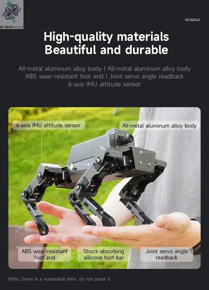 Yahboom DOGZILLA S1 S2 12DOF Robot Dog Ai-TechWorld 