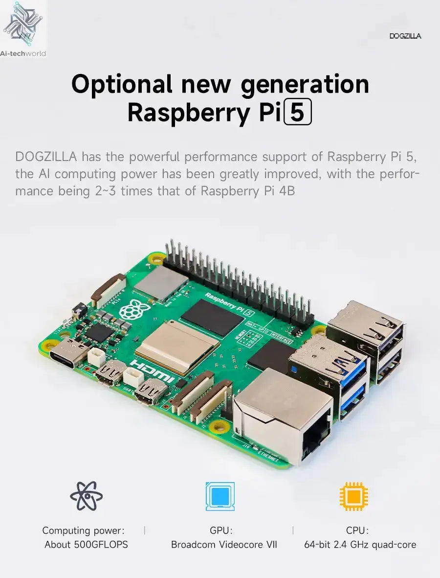 Yahboom DOGZILLA S1 S2 12DOF Robot Dog Ai-TechWorld 