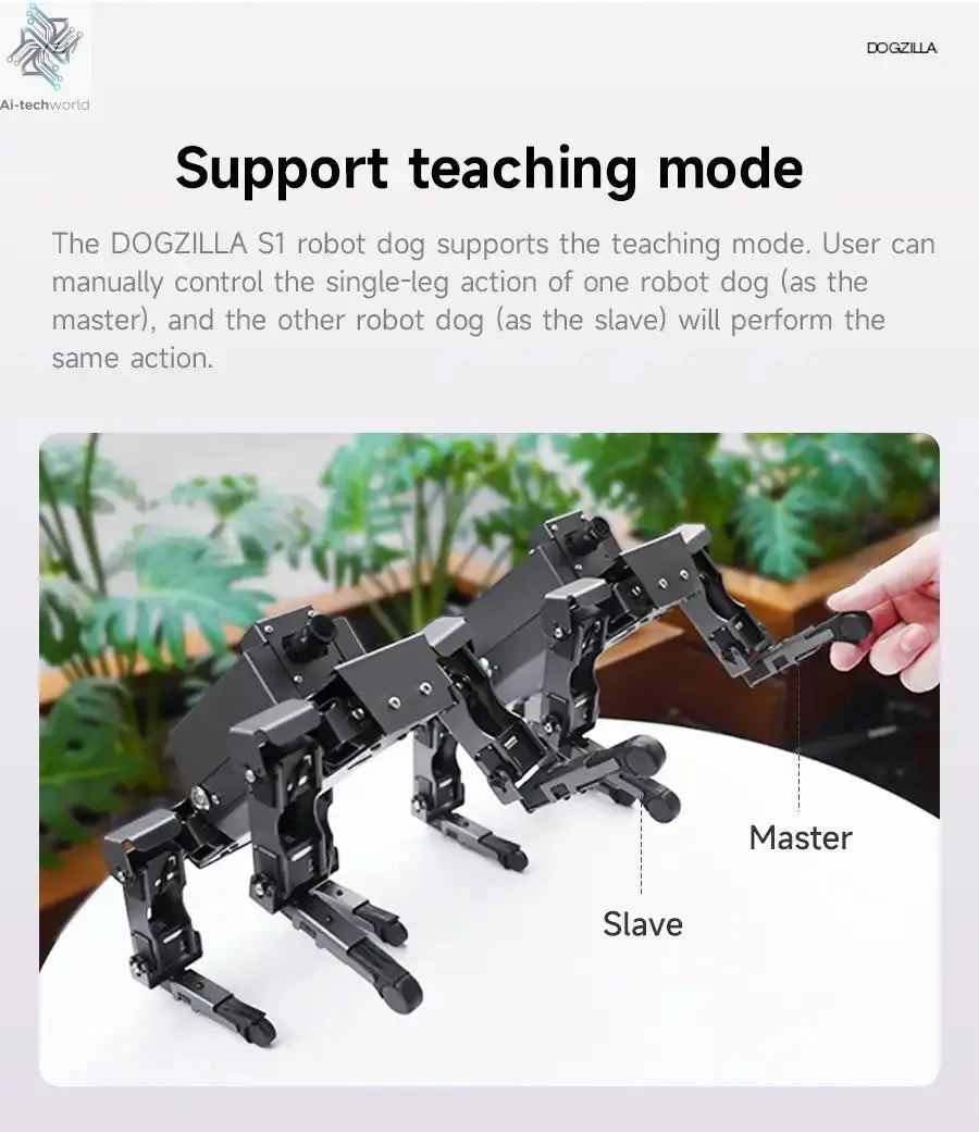 Yahboom DOGZILLA S1 S2 12DOF Robot Dog Ai-TechWorld 