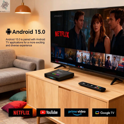 Z1 Max TV Box Android 15 iptv Allwinner H618 Quad Core 4G 5G Dual WiFi HD 8K 4K Media Player BT 5.0 Support Voice remote TV Box Ai-TechWorld 