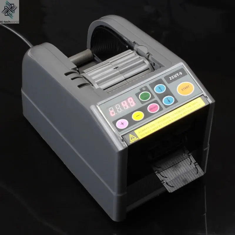 ZCUT-9 Automatic Adhesive Tape Machine Auto 6-60mm Tape Cutter Packaging Cutting Machine Electric 110V 220V Tools for Factory Ai-TechWorld 