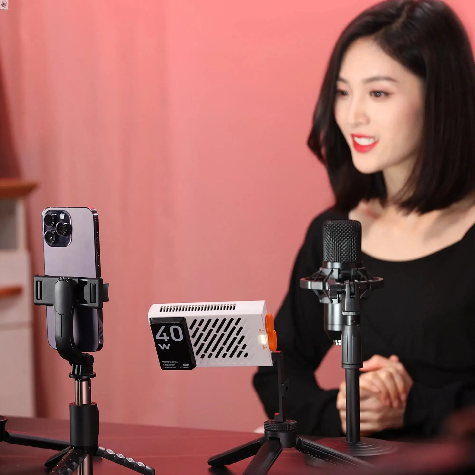 ZHIYUN Official FIVERAY M40 40W Led Lights Pocket Light Photo Video Lamp Handheld Fill Light Photography Lighting Ai-TechWorld 