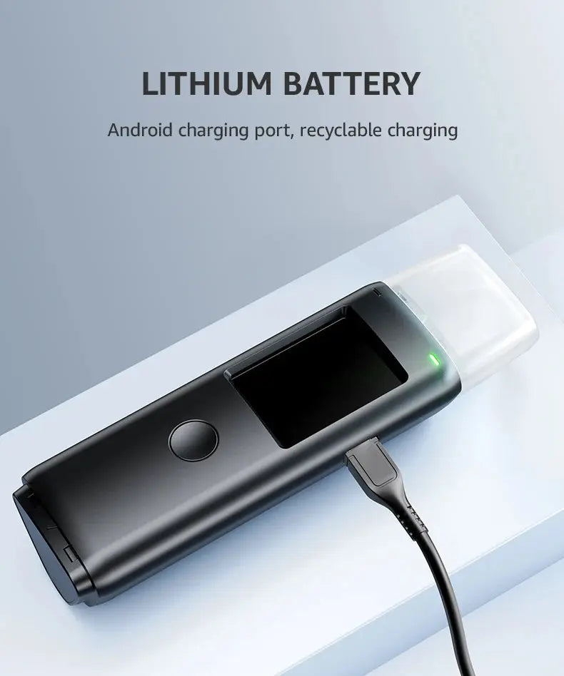 ZW Breathalyzer Rechargeable | Professional-Grade Accuracy | Portable Breath Alcohol Tester for Personal & Professional Use Pro Ai-TechWorld 